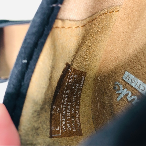 Clarks Collection Black Suede Espadrille Flat |7.5 - Picture 3 of 5